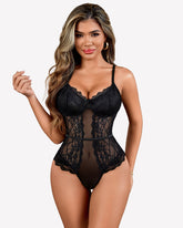 Lace Bodysuit One Piece Mini Top